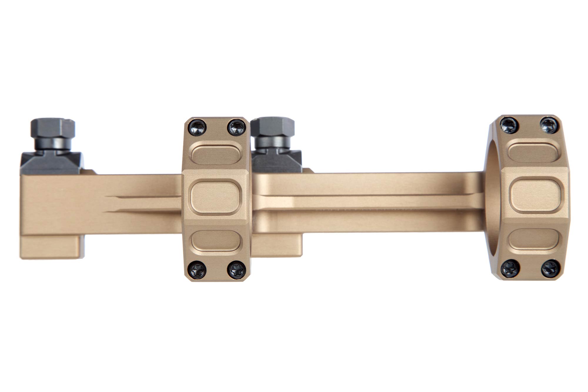 Geissele Geissele Automatics AR-15 Super Precision Hyper Extended 34mm Scope Mount - Desert Dirt, vista 4
